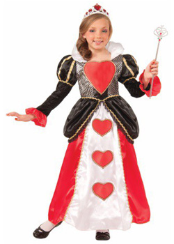 kid queen of hearts costume for girls