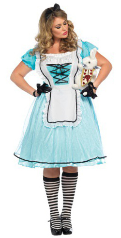 Plus Size Tea Paty Alice Costume