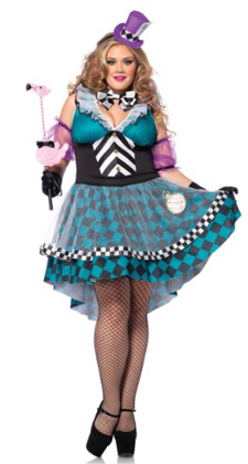 Plus Size Mad Hatter Costume for Women