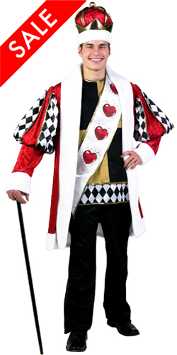 Deluxe King of Hearts Costume for Men