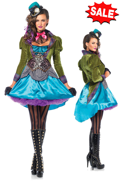 Leg Avenue's Deluxe Mad Hatter Dress Costume