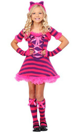 Child Sassy Wonderland Cat Costume