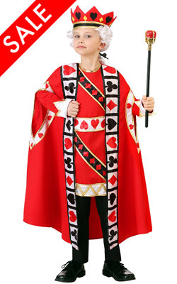 Kid's King of Hearts Costume