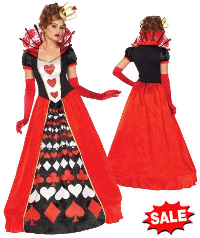 Leg Avenue Women's Deluxe Queen of Hearts Costume